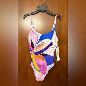 New Profile by Gottex 6 Abstract Flower One-Piece